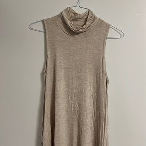 Alfa tan sleeveless dress